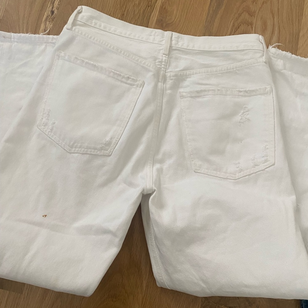 Agolde white loose fit jeans sz 29 - Picture 2 of 6